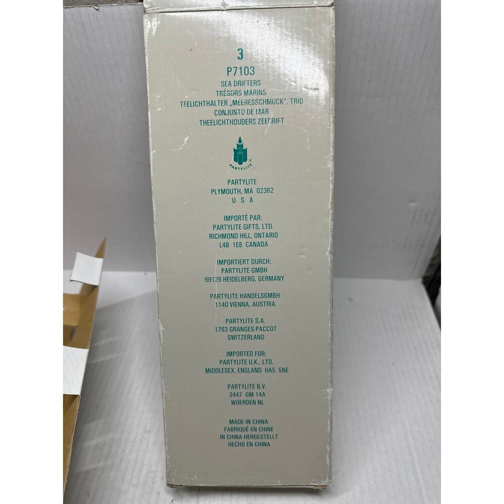 Partylite Sea Drifters P7103 4inch Bisque Shell Votive Candle Holders - Picture 2 of 2